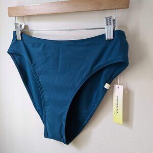 NWT Summersalt | High Leg Mid Rise Bikini Bottom Seaweed Size 8